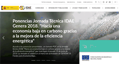 Desktop Screenshot of idae.es