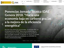 Tablet Screenshot of idae.es